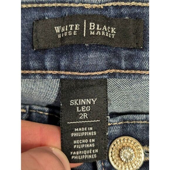 White House Black Market Blue Jeans Women's - Picture 3 of 8